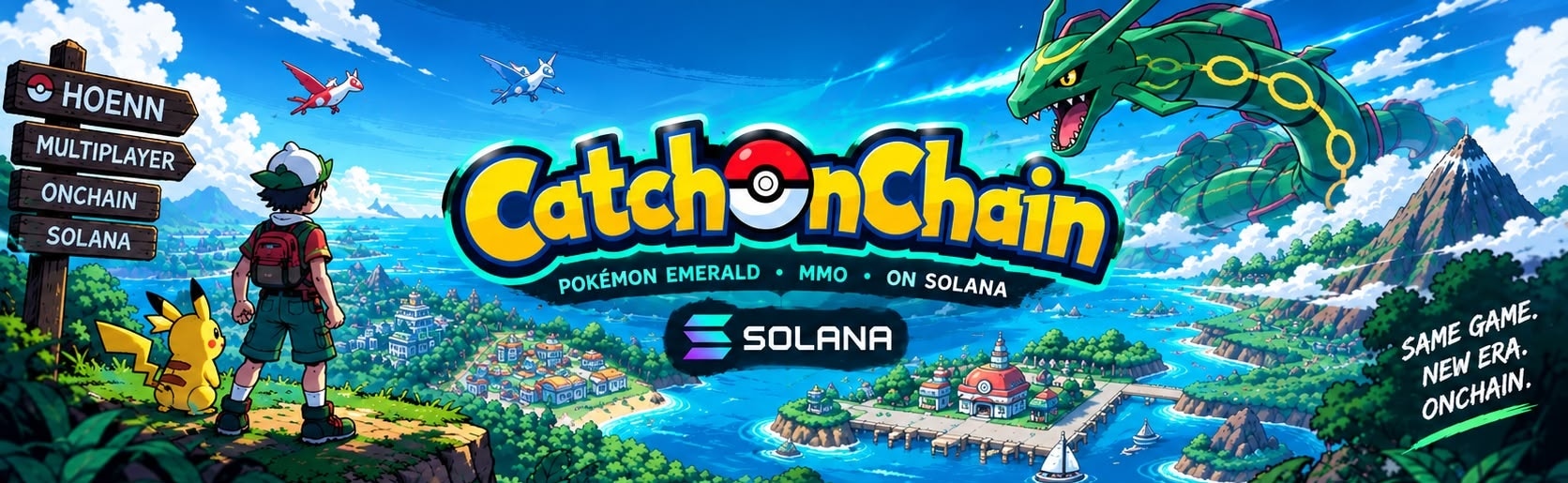 CatchOnChain: Emerald MMO on Solana